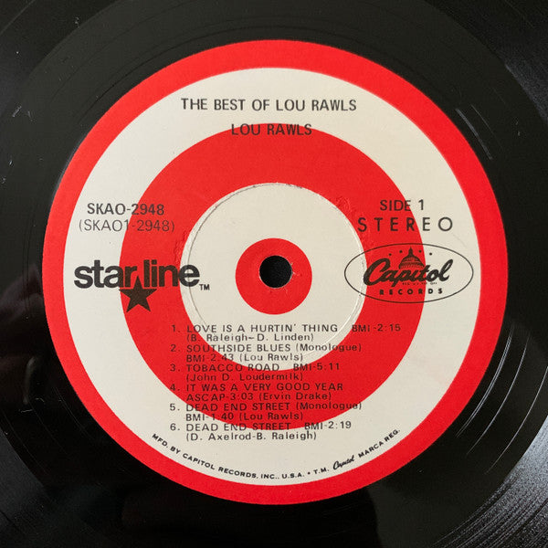 Rawls, Lou - The Best Of Lou Rawls (VG) (Vinyl LP)