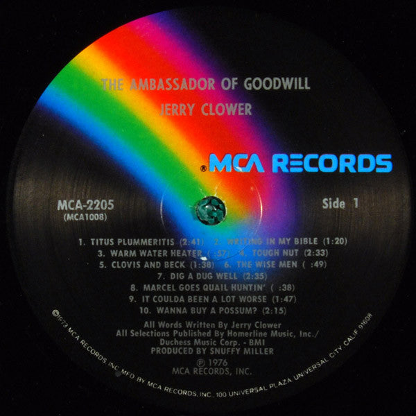 Clower, Jerry - The Ambassador Of Goodwill (M) (Vinyl LP)