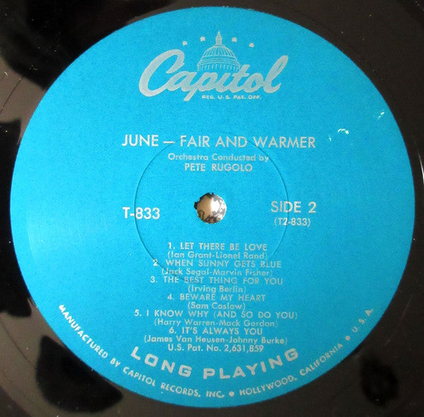 Christy, June - Fair And Warmer! (VG+) (Vinyl LP)