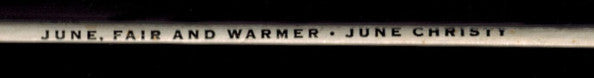 Christy, June - Fair And Warmer! (VG+) (Vinyl LP)