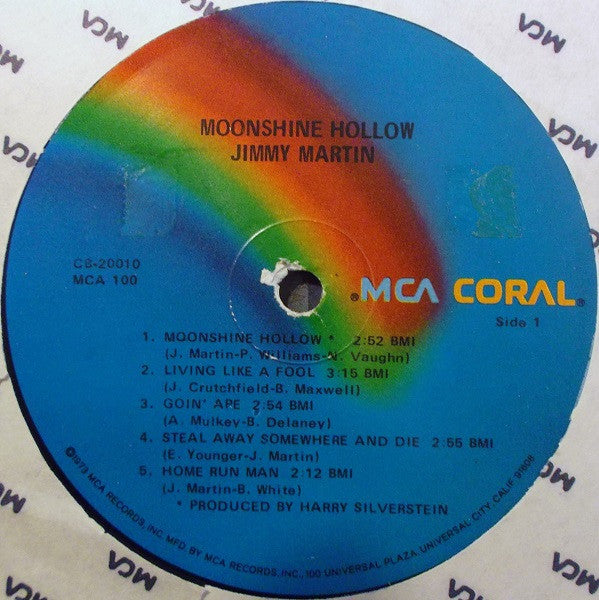 Martin, Jimmy - Moonshine Hollow (VG) (Vinyl LP)