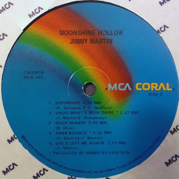 Martin, Jimmy - Moonshine Hollow (VG) (Vinyl LP)