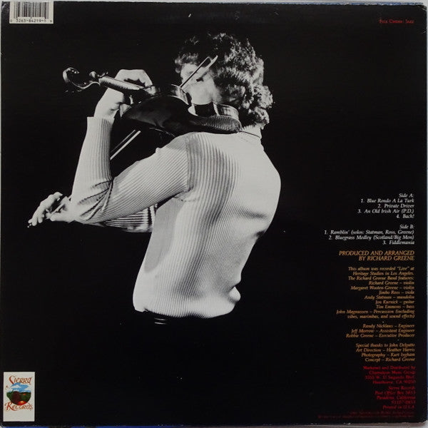 Greene, Richard - Blue Rondo (VG+) (Vinyl LP)