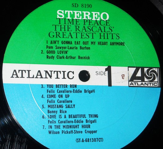 Rascals - Time Peace (The Rascals' Greatest Hits) (Vinyl, VG) (Vinyl LP)