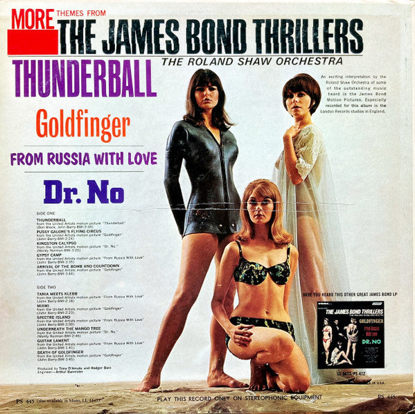 James Bond, More Themes From - Shaw, Roland Orchestra(VG+) (Vinyl LP)