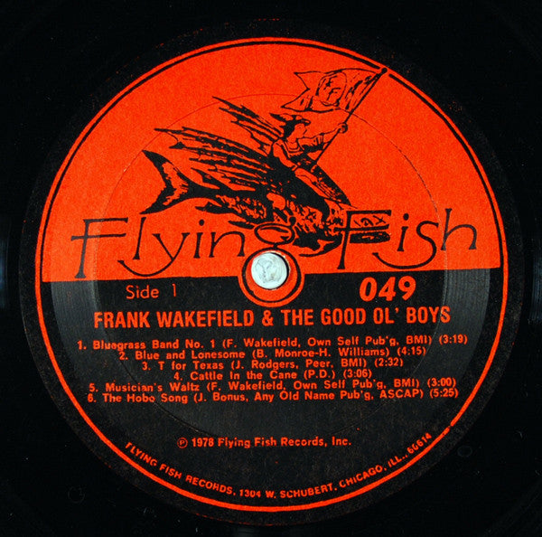 Wakefield, Frank And The Good 'Ol Boys - Frank Wakefield & The Good Ol' Boys (VG+) (Vinyl LP)