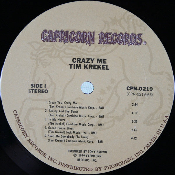 Krekel, Tim - Crazy Me (VG+) (Vinyl LP)