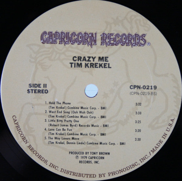 Krekel, Tim - Crazy Me (VG+) (Vinyl LP)