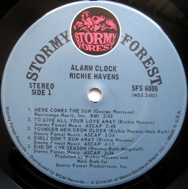 Havens, Richie - Alarm Clock (VG+) (Vinyl LP)