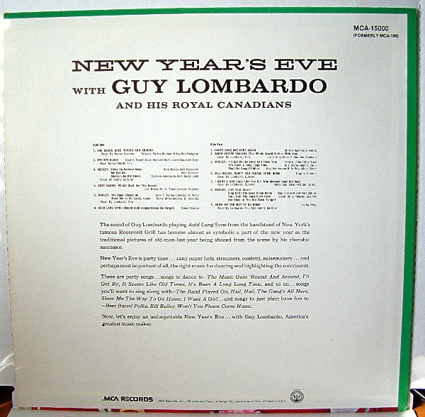 Lombardo, Guy And His Royal Canadians - New Year's Eve (NM or M-) (Vinyl LP)