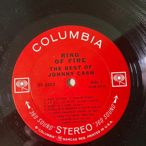 Cash, Johnny - Ring Of Fire - The Best Of Johnny Cash (Vinyl, VG) (Vinyl LP)