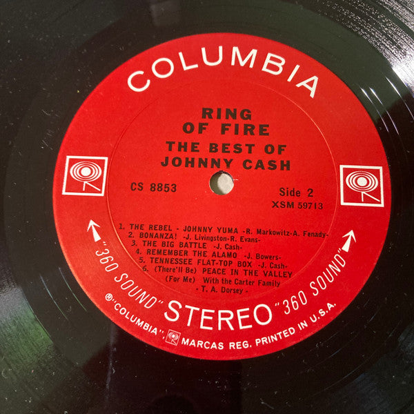 Cash, Johnny - Ring Of Fire - The Best Of Johnny Cash (Vinyl, VG) (Vinyl LP)