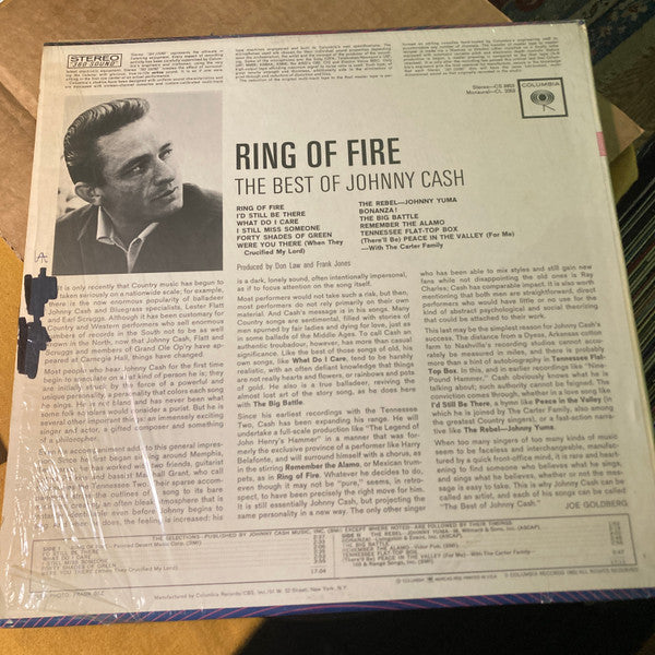 Cash, Johnny - Ring Of Fire - The Best Of Johnny Cash (Vinyl, VG) (Vinyl LP)