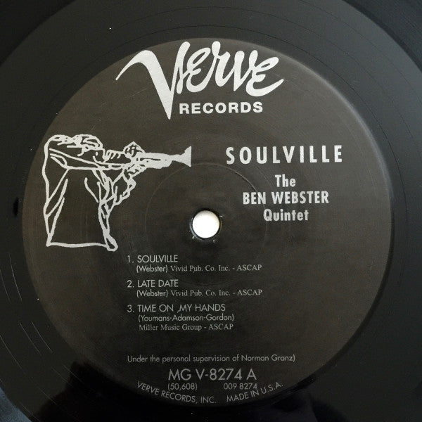 Webster, Ben Quintet - Soulville (Vinyl, NM or M-) (Vinyl LP)