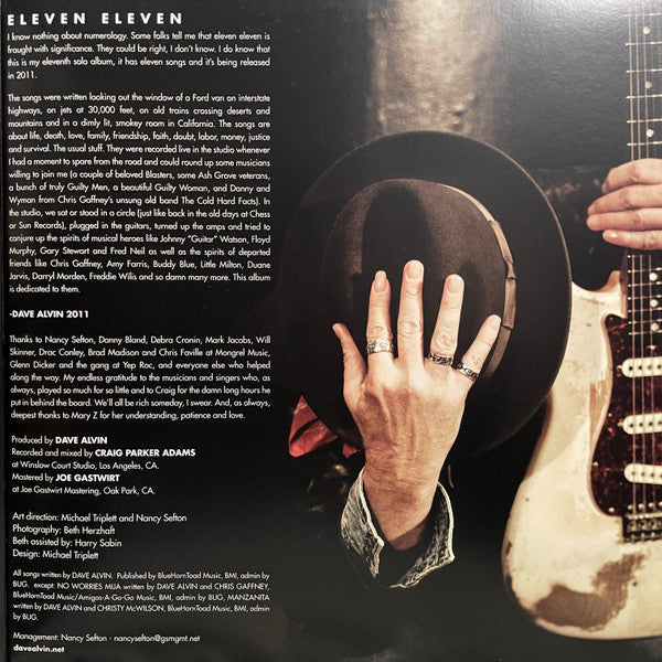 Alvin, Dave - Eleven Eleven (Vinyl, VG+) (Vinyl LP)