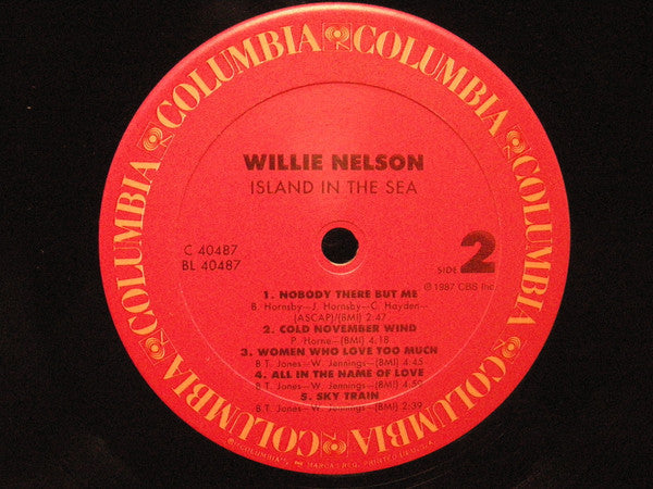 Nelson, Willie - Island In The Sea (Vinyl, NM or M-) (Vinyl LP)