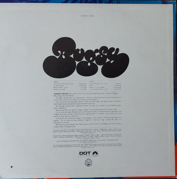Maugh, Bugsy - Bugsy (VG+) (Vinyl LP)