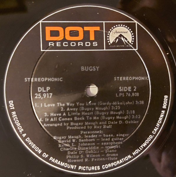 Maugh, Bugsy - Bugsy (VG+) (Vinyl LP)
