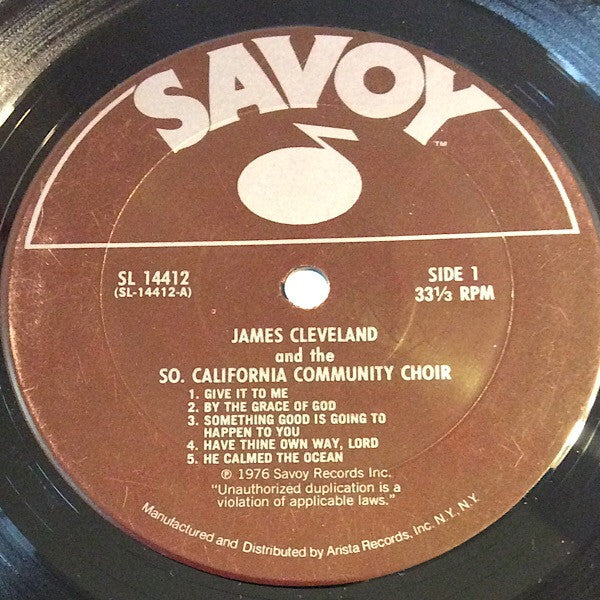 Cleveland, James And The Southern California Community Choir - Give It To Me (Vinyl, VG) (Vinyl LP)