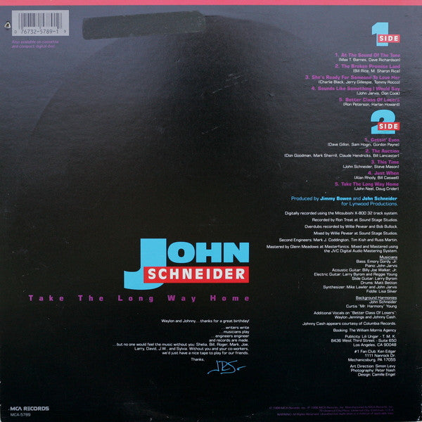 Schneider, John - Take The Long Way Home (Vinyl, VG+) (Vinyl LP)