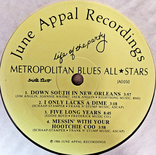 Metropolitan Blues All Stars - Life Of The Party (VG) (Vinyl LP)