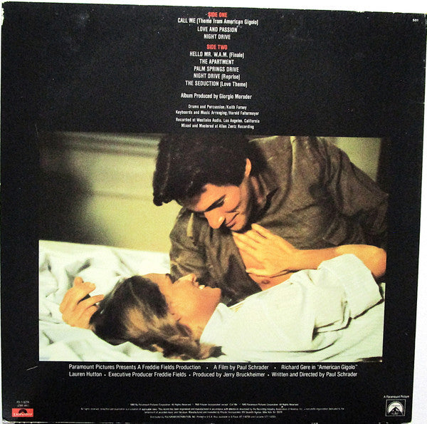 American Gigolo (Original Soundtrack Recording) (Vinyl, VG+) (Vinyl LP)