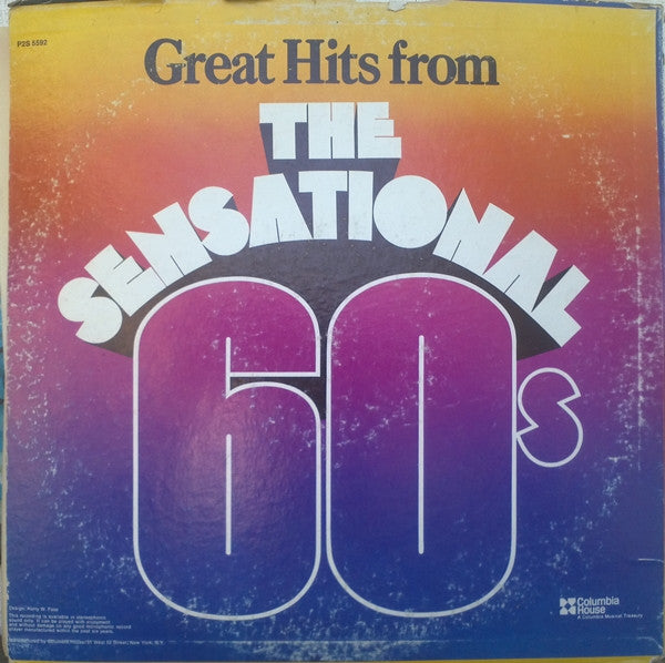 Various - Greatest Love Songs of The Sensational 60's (VG) (Vinyl LP)