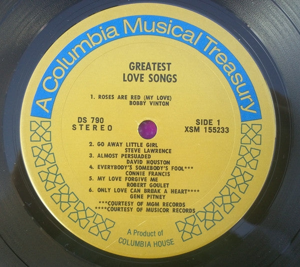 Various - Greatest Love Songs of The Sensational 60's (VG) (Vinyl LP)