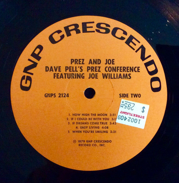 Pell's, Dave Prez Conference featuring Joe Williams - Prez & Joe - In Celebration Of Lester Young (Vinyl, VG+) (Vinyl LP)