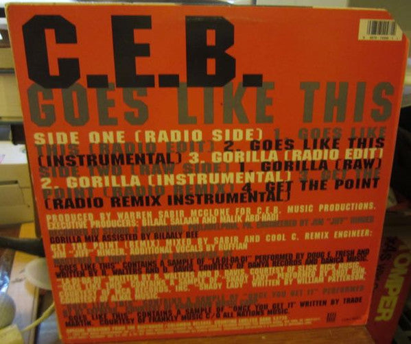 C.E.B. - Goes Like This (VG+) (Vinyl LP)