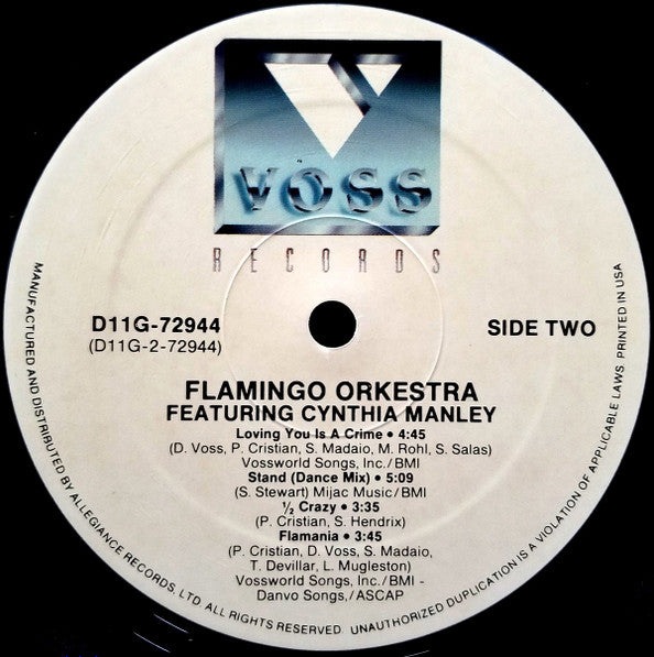 Flamingo Orkestra Featuring Cynthia Manley - Flamingo Orkestra Featuring Cynthia Manley (M) (Vinyl LP)