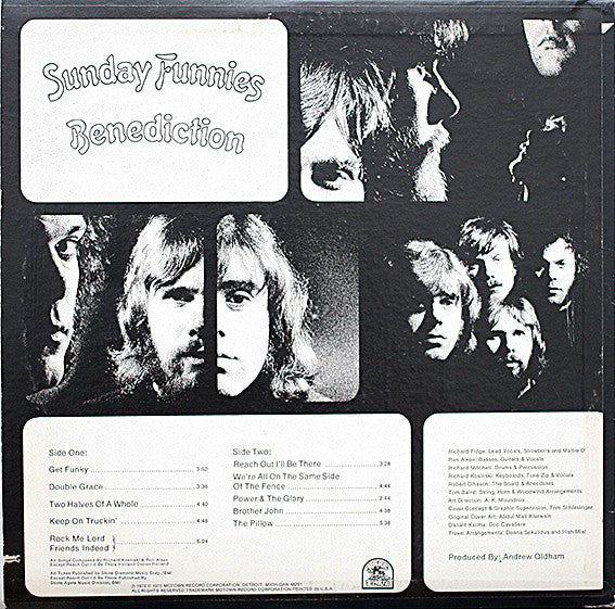 Sunday Funnies - Benediction (Vinyl, VG) (Vinyl LP)