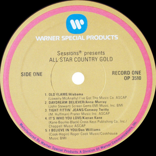 Various - All Star Country Gold (VG+) (Vinyl LP)
