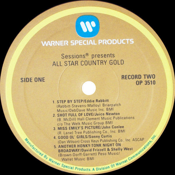 Various - All Star Country Gold (VG+) (Vinyl LP)
