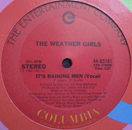 Weather Girls - It's Raining Men (NM or M-) (Vinyl LP)