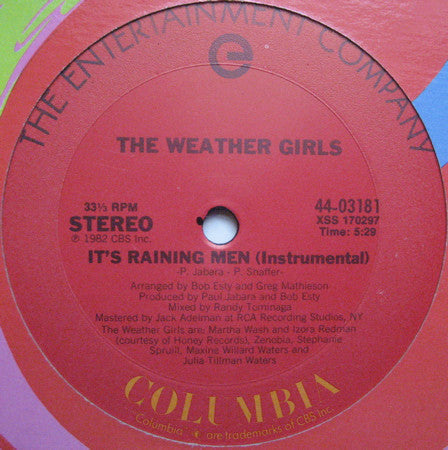 Weather Girls - It's Raining Men (NM or M-) (Vinyl LP)