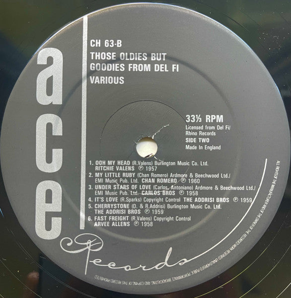 Various - Those Oldies But Goodies From Del-Fi (VG+) (Vinyl LP)