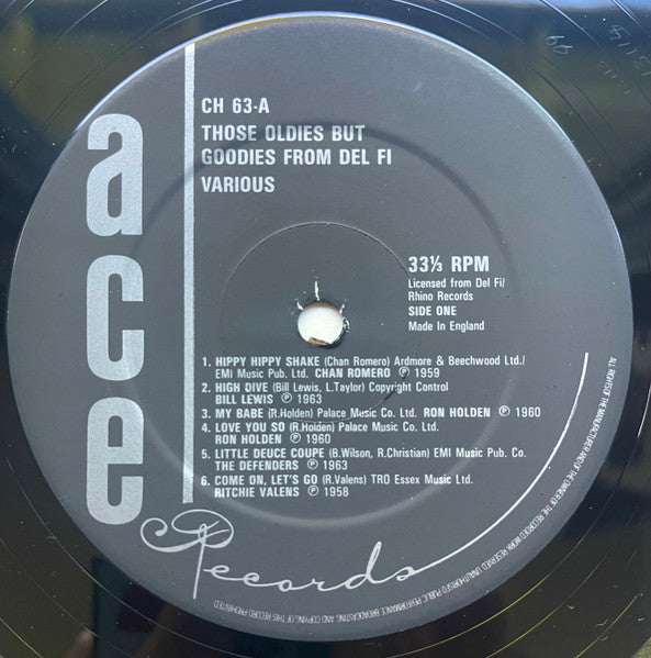 Various - Those Oldies But Goodies From Del-Fi (VG+) (Vinyl LP)