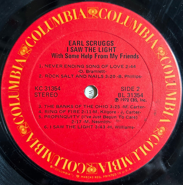 Scruggs, Earl - I Saw The Light With Some Help From My Friends (Vinyl, VG+) (Vinyl LP)
