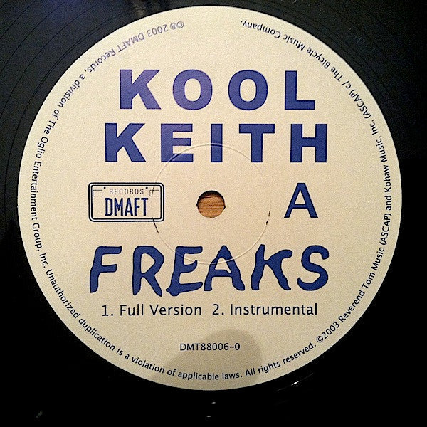 Kool Keith - Freaks (Vinyl, VG) (Vinyl LP)