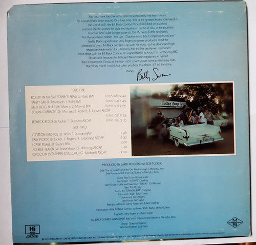 Black's, Bill Combo - It's Honky Tonk Time (Vinyl, VG+) (Vinyl LP)