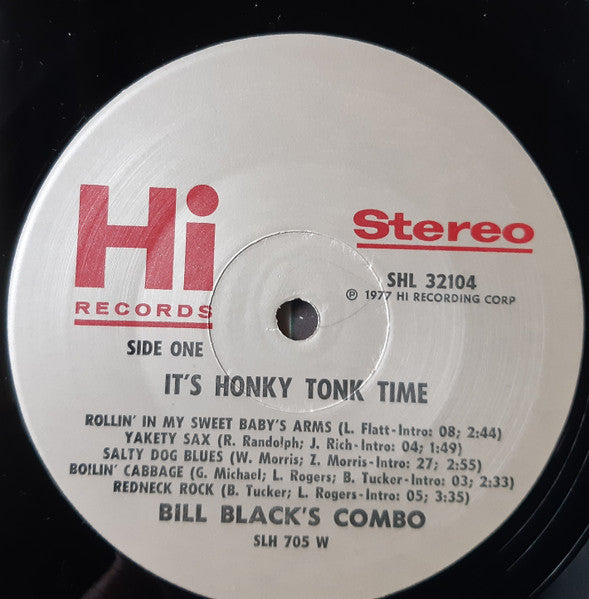 Black's, Bill Combo - It's Honky Tonk Time (Vinyl, VG+) (Vinyl LP)
