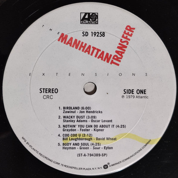 Manhattan Transfer - Extensions (Vinyl, VG+) (Vinyl LP)