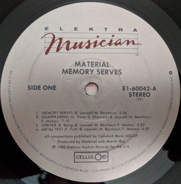 Material - Memory Serves (Vinyl, VG+) (Vinyl LP)
