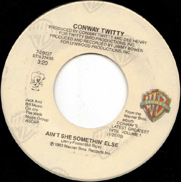 Twitty, Conway - Ain't She Somethin' Else (VG) (Vinyl LP)