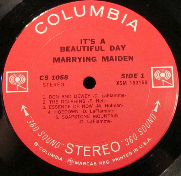 It's A Beautiful Day - Marrying Maiden (VG+) (Vinyl LP)