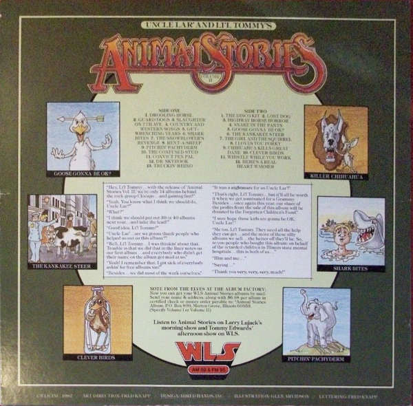 Uncle Lar' And Li'l Tommy - Animal Stories Volume II (Vinyl, VG+) (Vinyl LP)