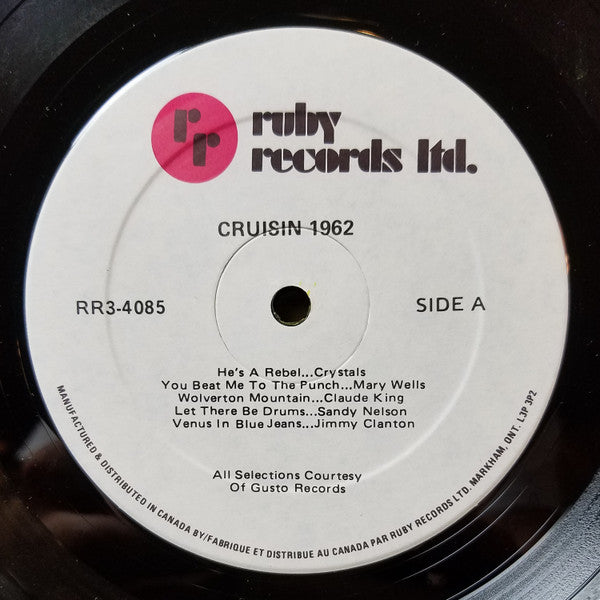 Various - Cruisin' 1962 (Vinyl, VG+) (Vinyl LP)