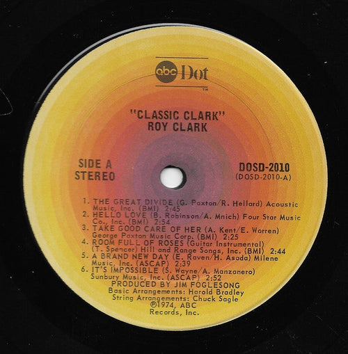 Clark, Roy - Classic Clark (VG+) (Vinyl LP)