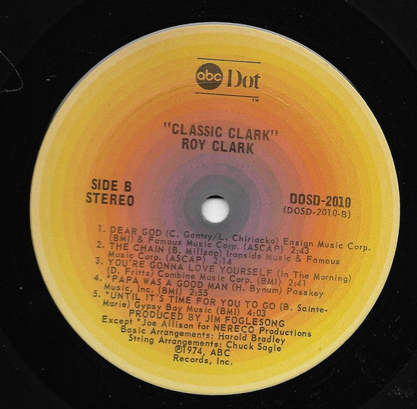 Clark, Roy - Classic Clark (VG+) (Vinyl LP)